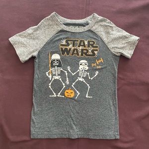 Star Wars Halloween Clone Wars Kids Boys Girls 4T Graphic T-Shirt Short Sleeve
